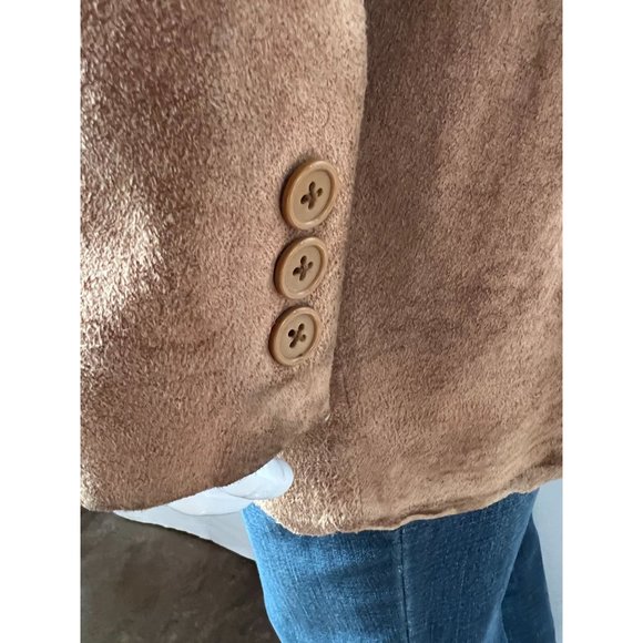 Jones NY Vintage Suede Jacket Tan 44R Leather - Picture 6 of 16